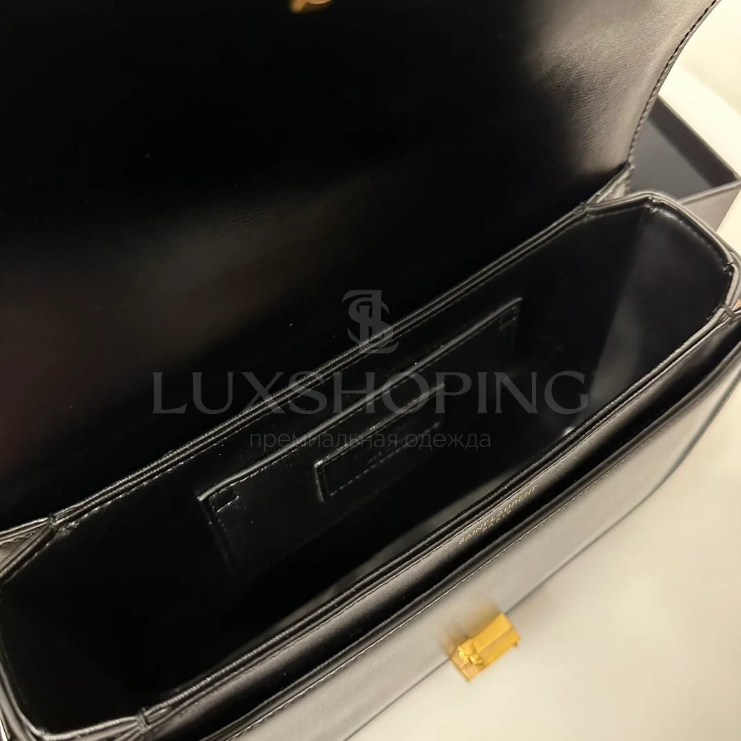 Сумка YSL Solferino Box  23×16×6 cm черная - фото 8