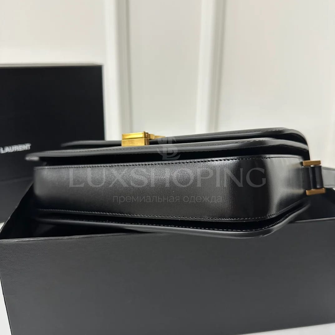 Сумка YSL Solferino Box  23×16×6 cm черная - фото 9