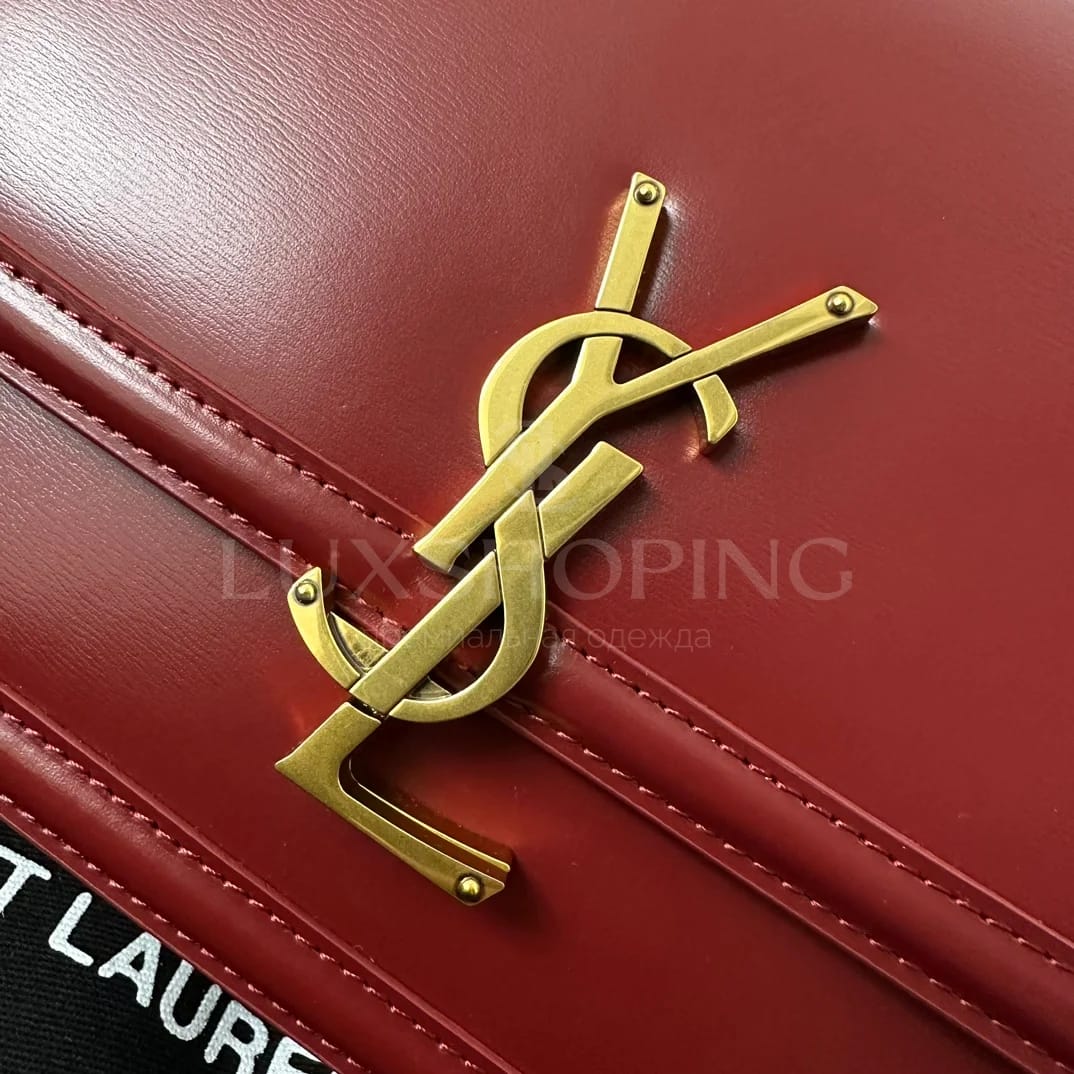 Сумка YSL Solferino Box  23×16×6 cm красная - фото 4