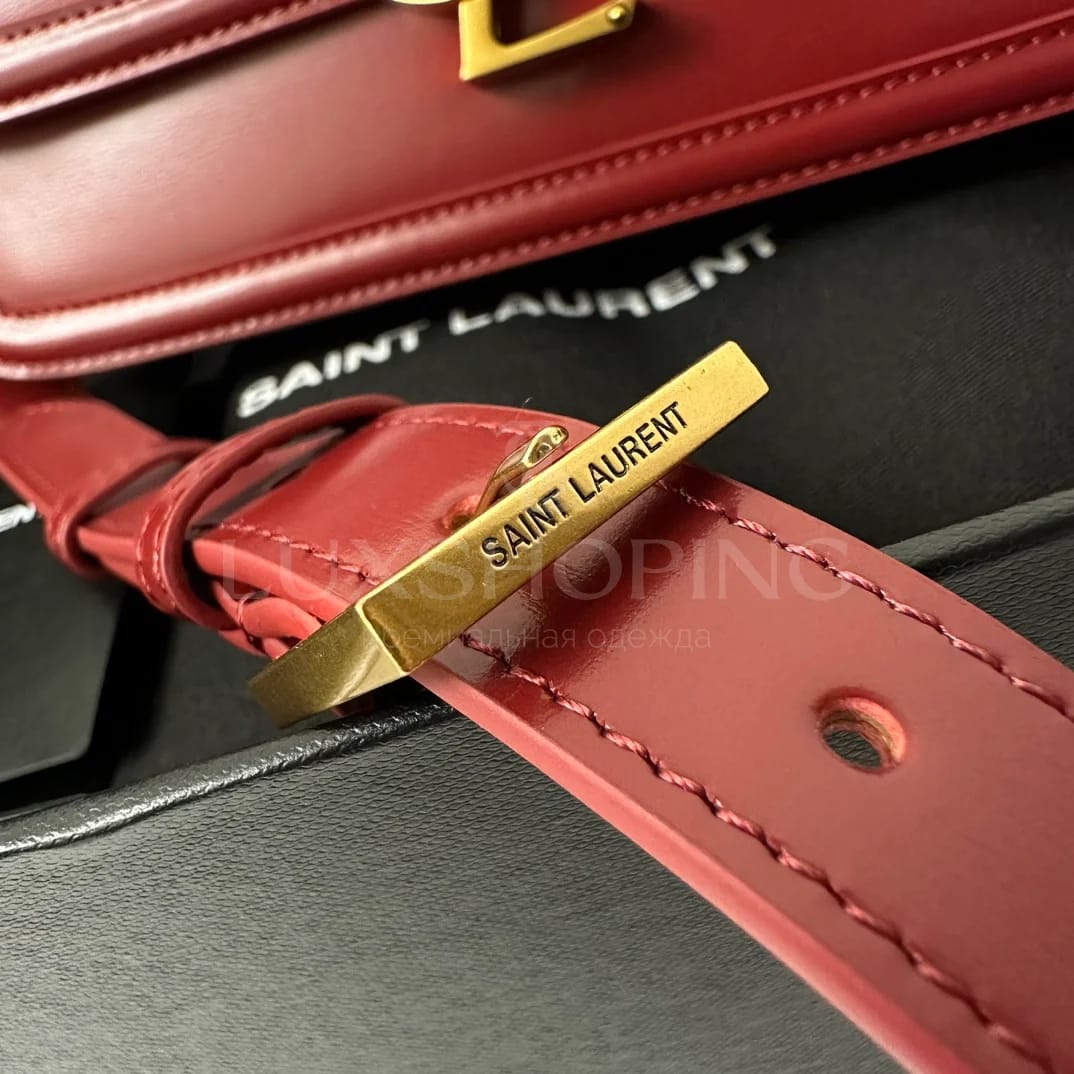 Сумка YSL Solferino Box  23×16×6 cm красная - фото 6