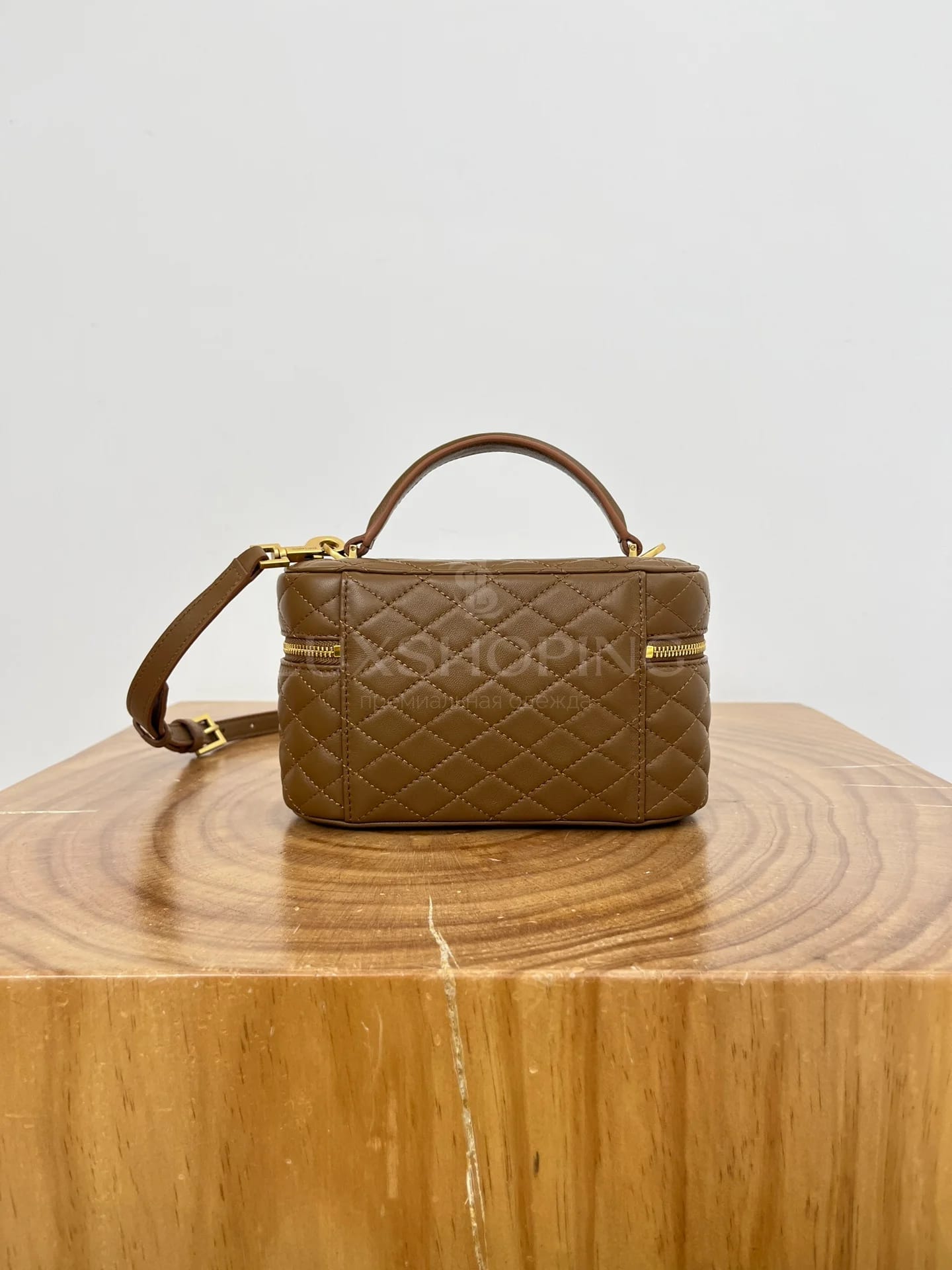 Сумка YSL Gaby Mini 18×11×6.5 см карамель - фото 10