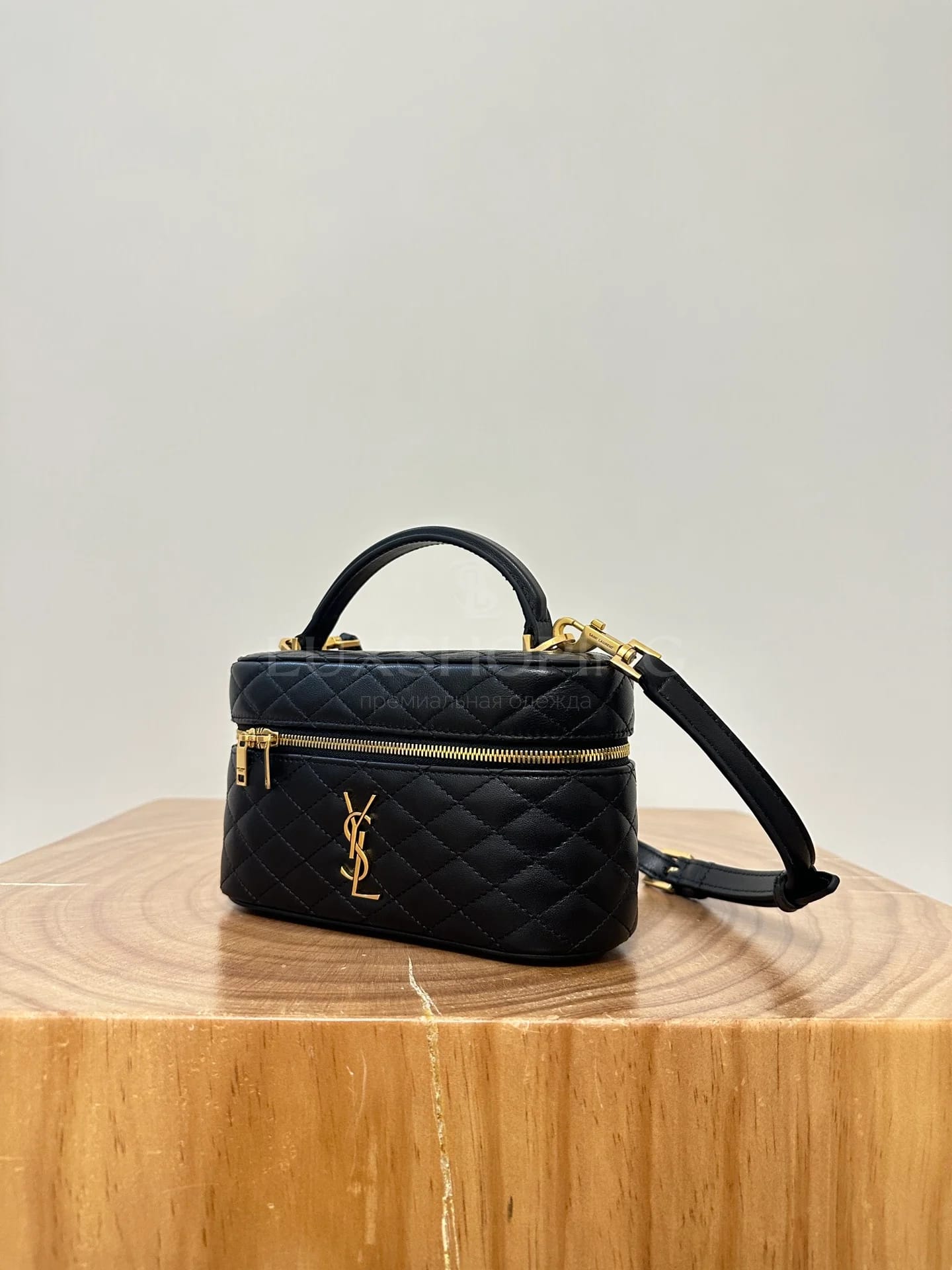 Сумка YSL Gaby Mini 18×11×6.5 см черная - фото 3