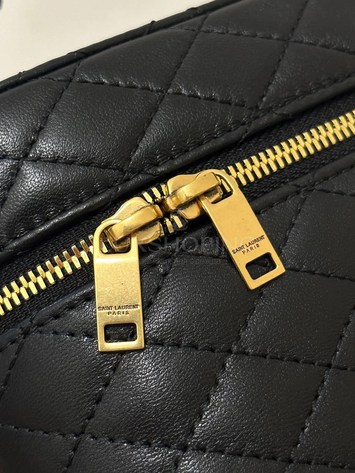 Сумка YSL Gaby Mini 18×11×6.5 см черная - фото 5
