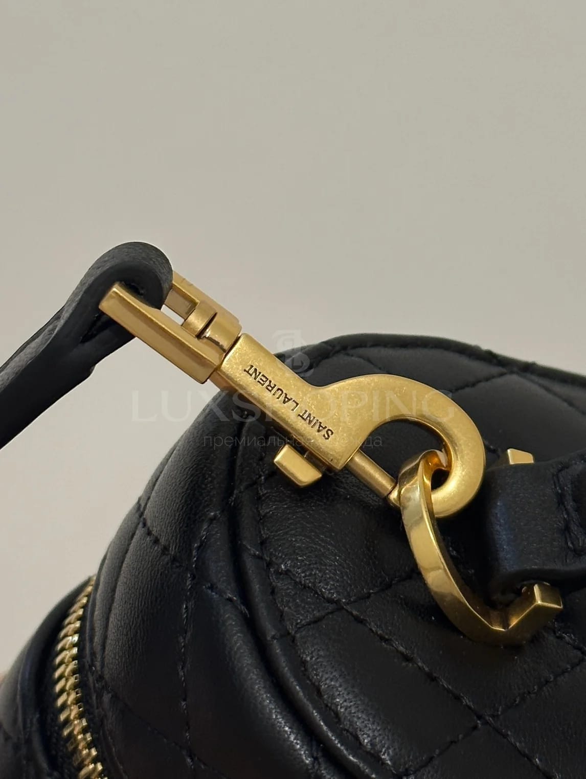 Сумка YSL Gaby Mini 18×11×6.5 см черная - фото 6