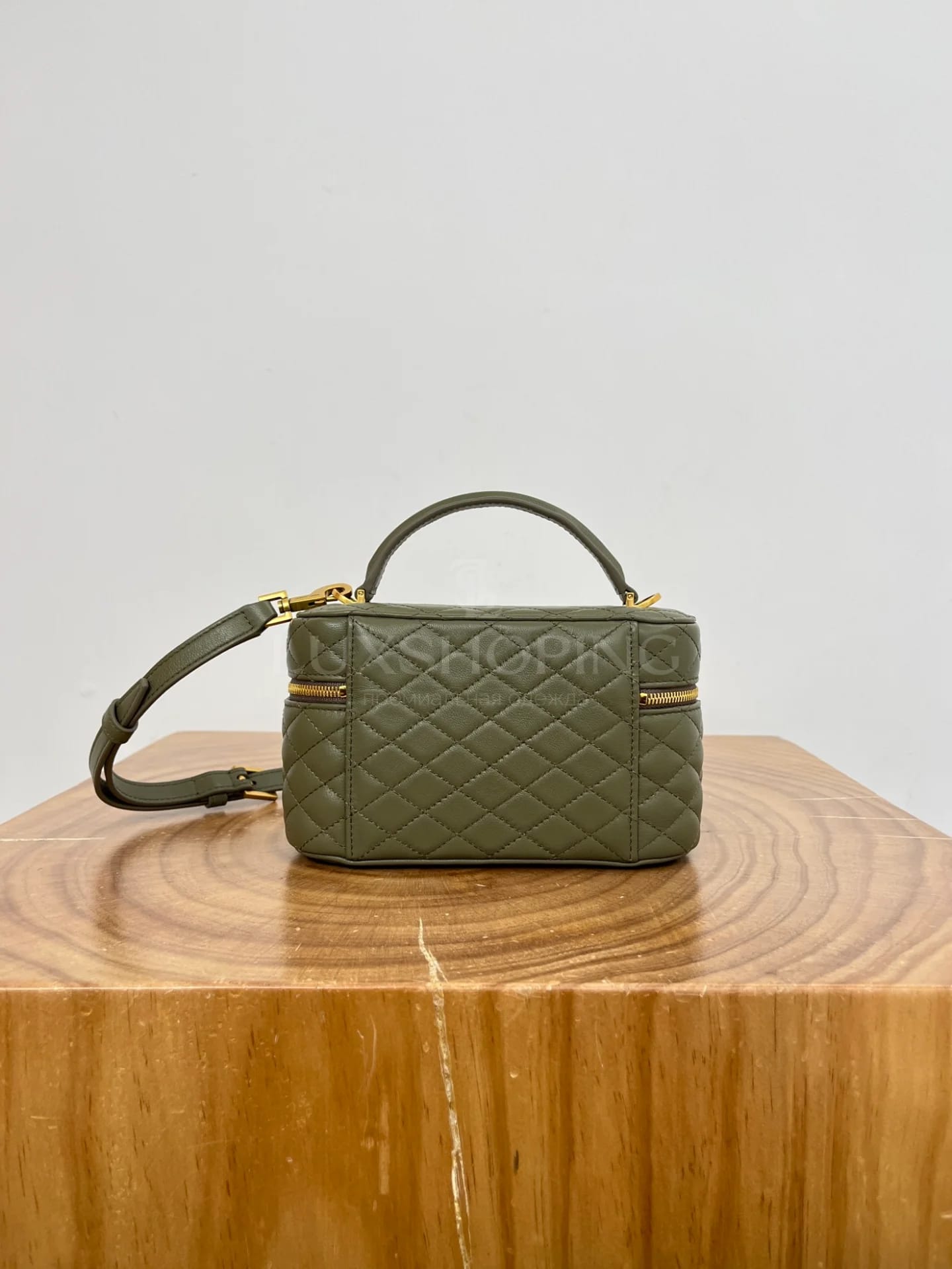 Сумка YSL Gaby Mini 18×11×6.5 см зеленая - фото 10