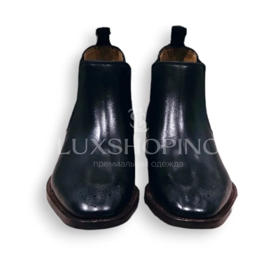 Church’s Chelsea Boots  Мужские кожаные челси премиум-класса Черные