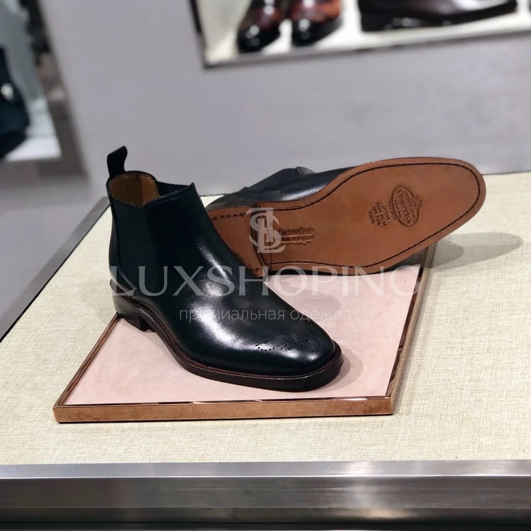 Church’s Chelsea Boots  Мужские кожаные челси премиум-класса Черные - фото 6