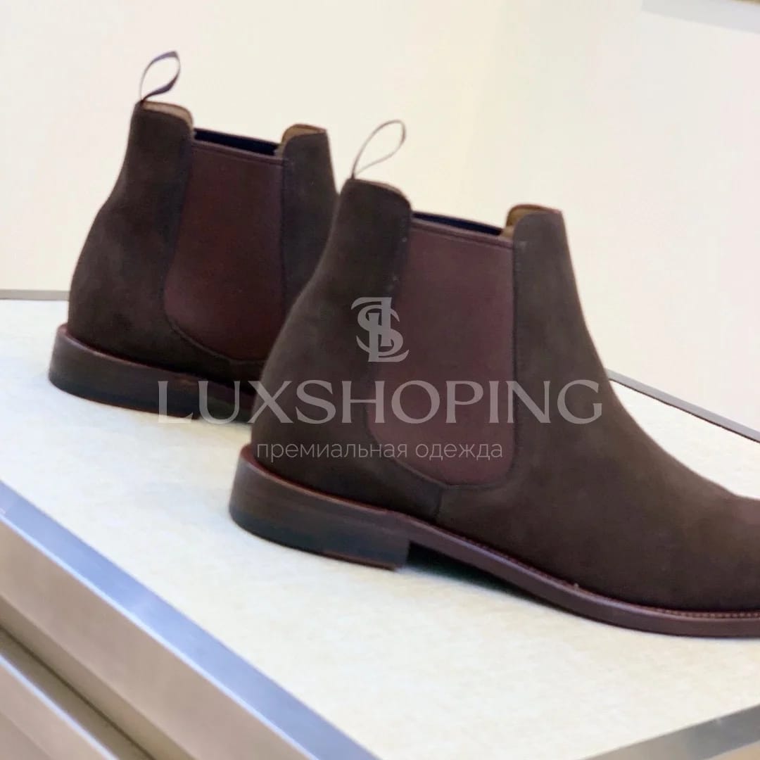 Church’s Chelsea Boots  Мужские челси из натуральной замши, шоколадный оттенок - фото 6