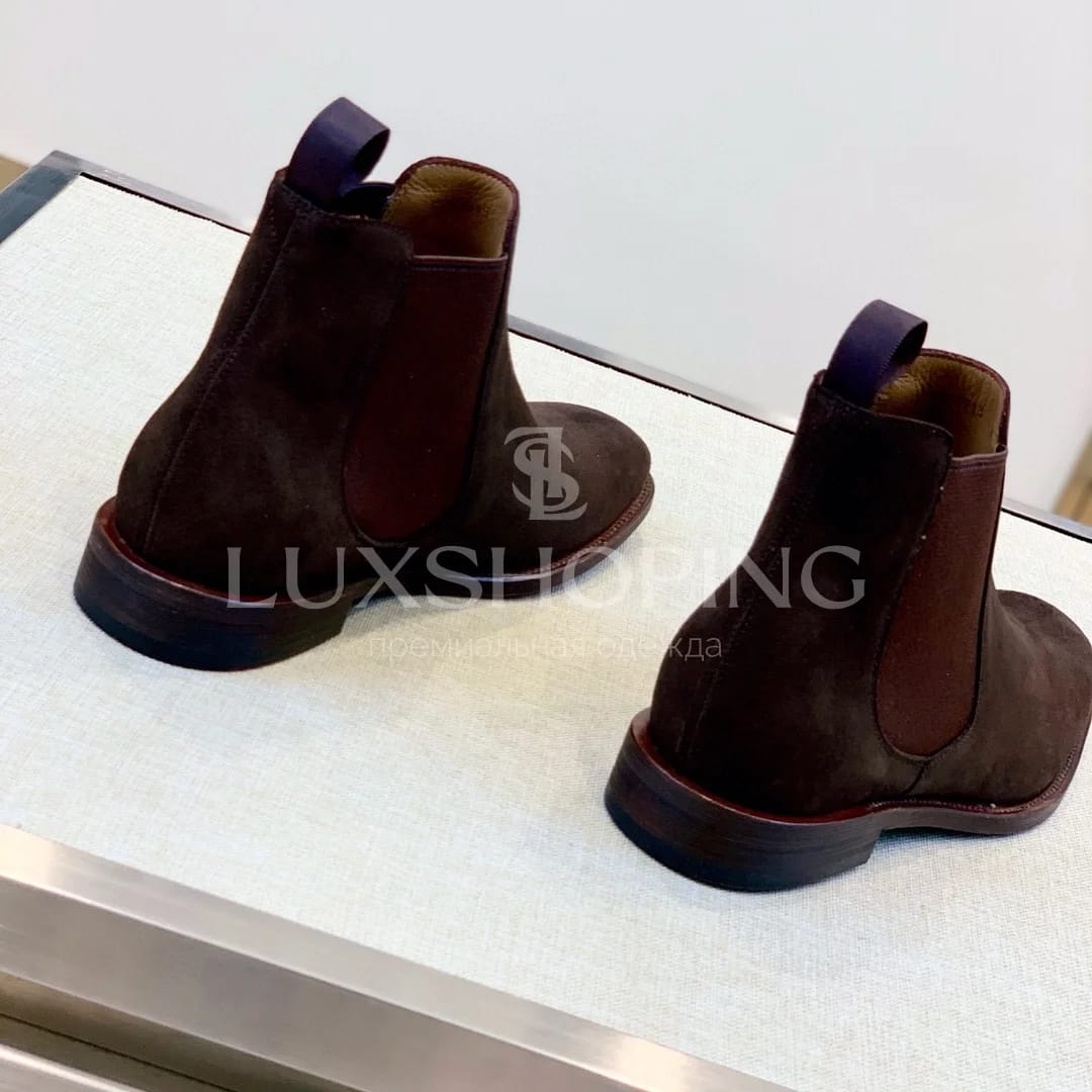Church’s Chelsea Boots  Мужские челси из натуральной замши, шоколадный оттенок - фото 10