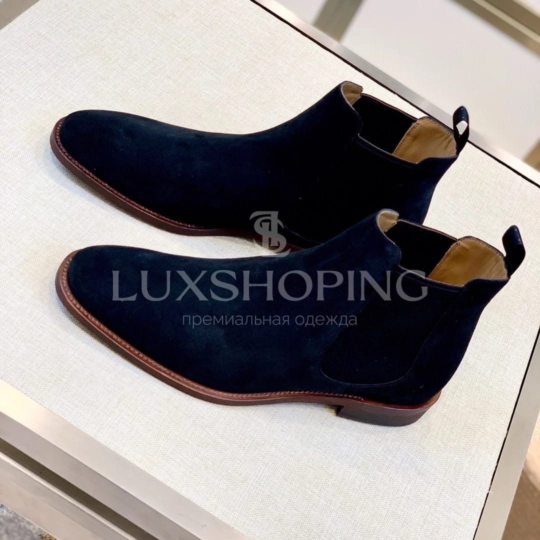 Church’s Chelsea Boots  Мужские челси из натуральной замши, тёмно-синий - фото 7