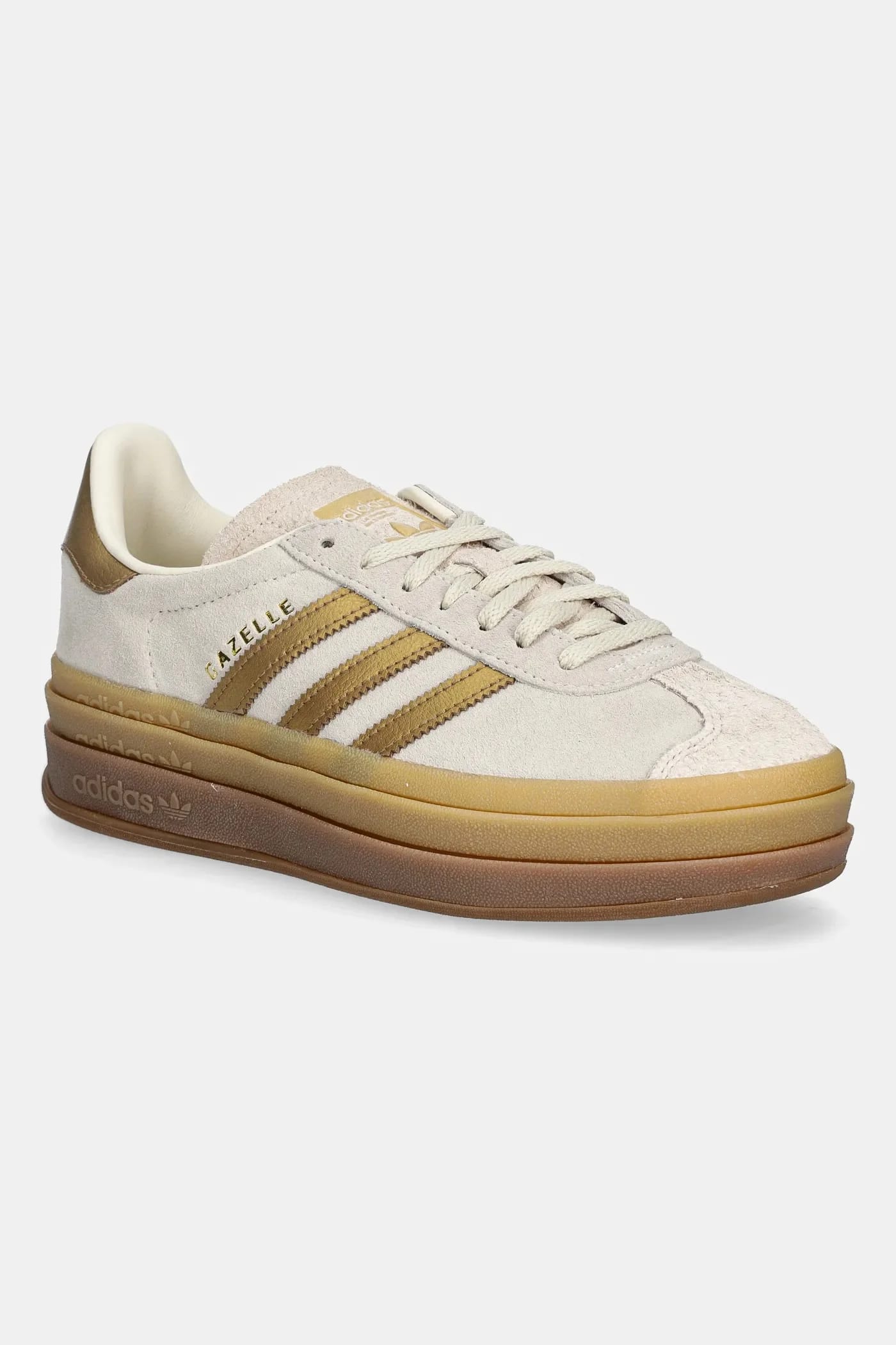 кроссовки Gazelle Bold бежевые для женщин