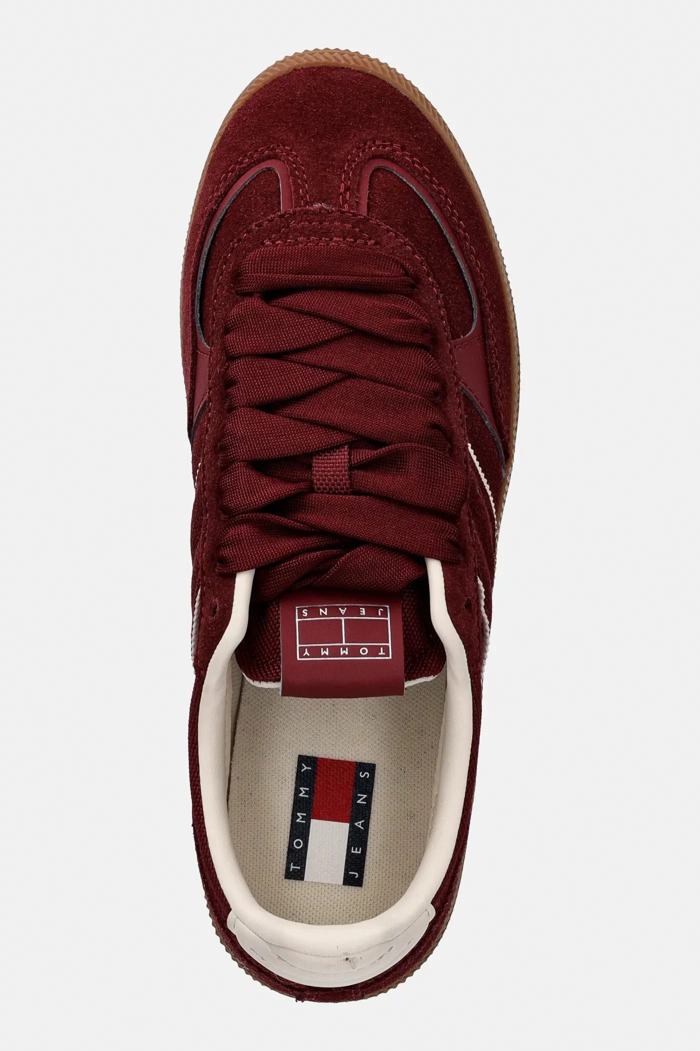 кроссовки THE GREENWICH EDGE SUEDE бордовые для женщин - фото 4