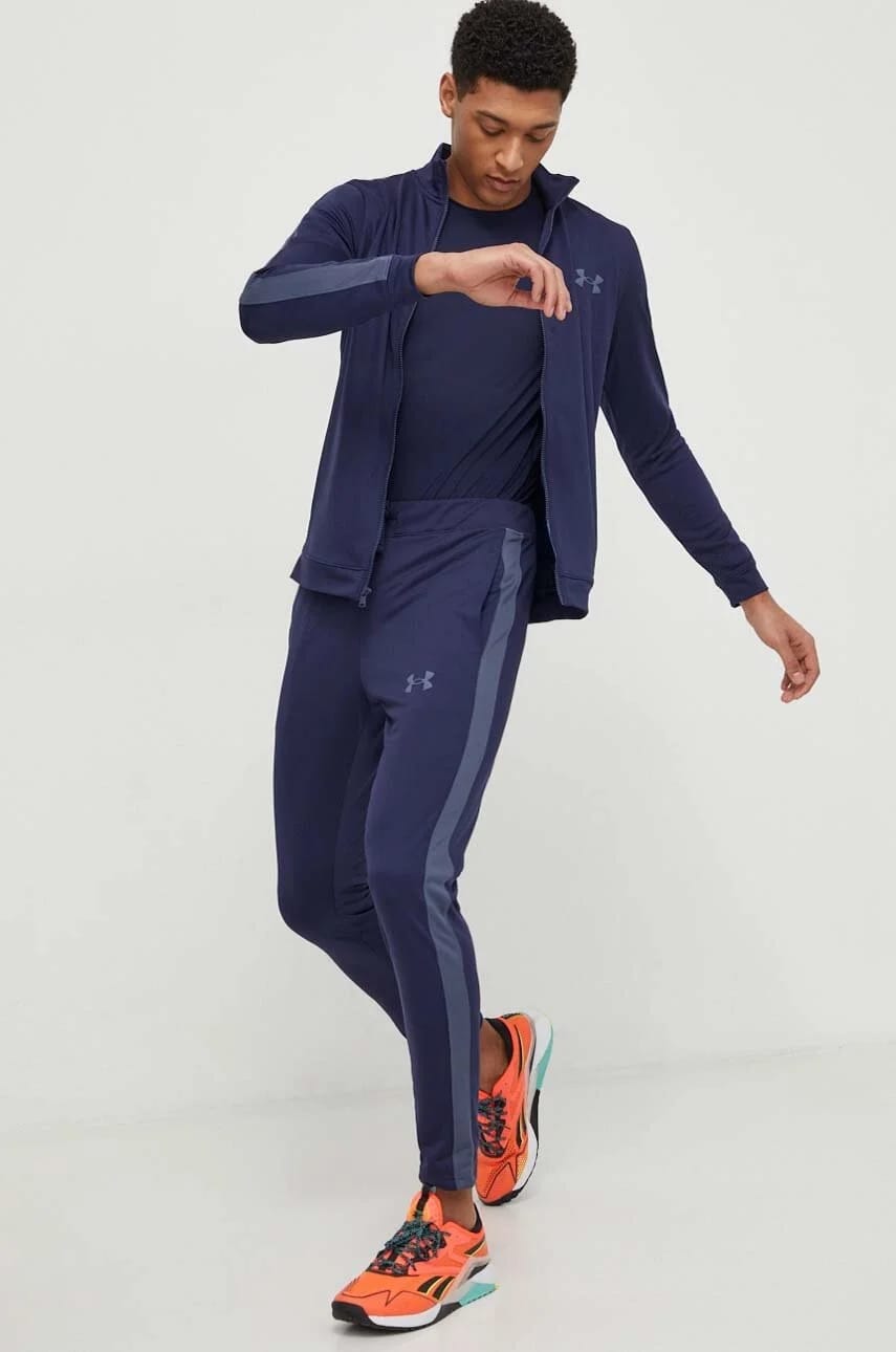 Спортивный спортивный костюм Knit Track Suit военно-морской для мужчин