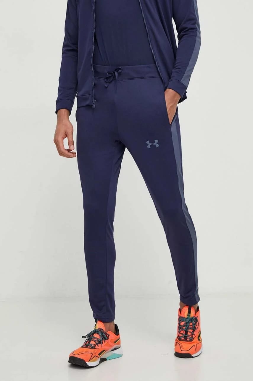 Спортивный спортивный костюм Knit Track Suit военно-морской для мужчин - фото 4