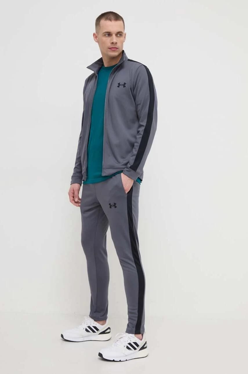 Спортивный спортивный костюм Knit Track Suit серый для мужчин