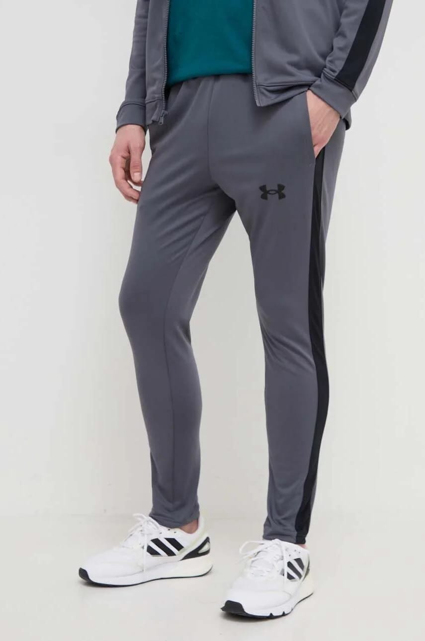 Спортивный спортивный костюм Knit Track Suit серый для мужчин - фото 3