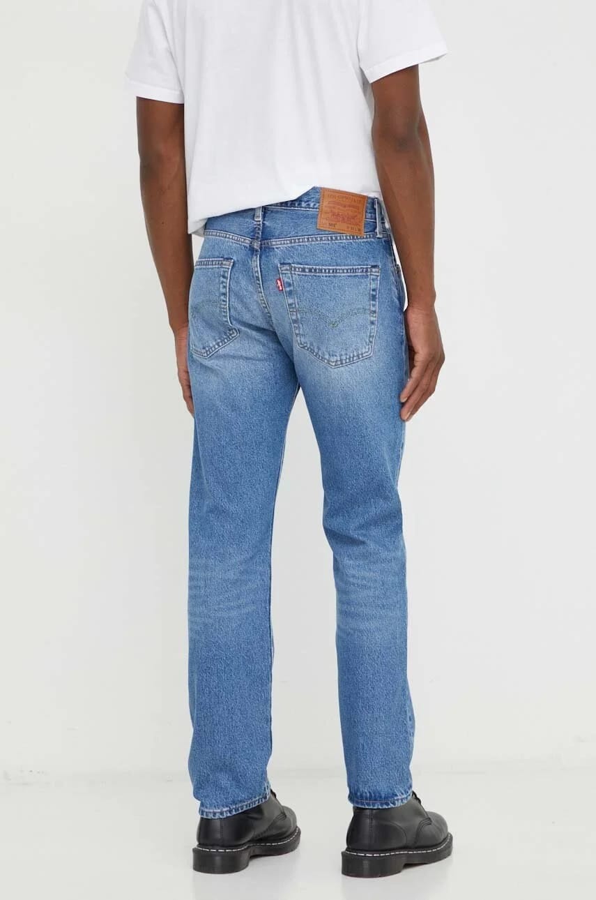 501® джинсы LEVIS®ORIGINAL FIT синие для мужчин - фото 4