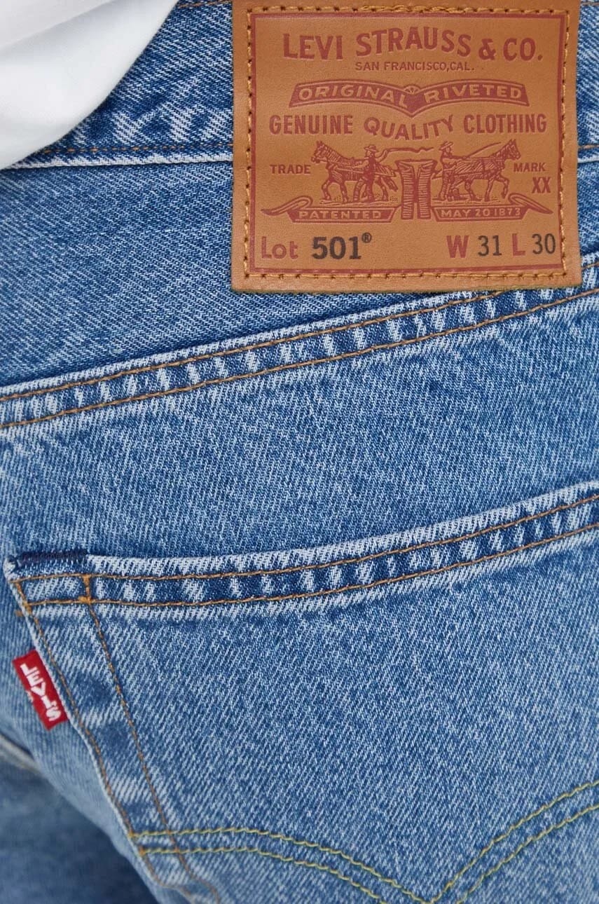 501® джинсы LEVIS®ORIGINAL FIT синие для мужчин - фото 5