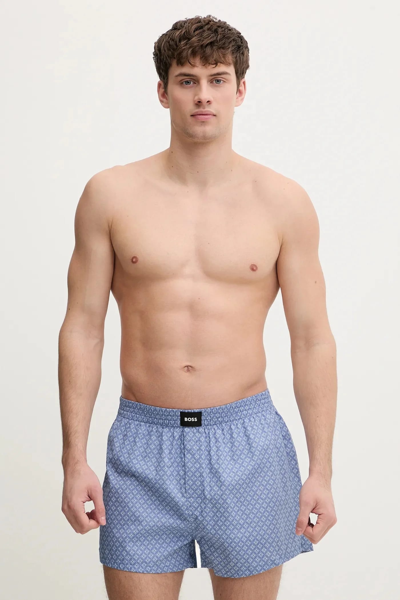 Свободные мужские хлопковые боксеры 2P Boxer S. CW Персиковые 2 шт.