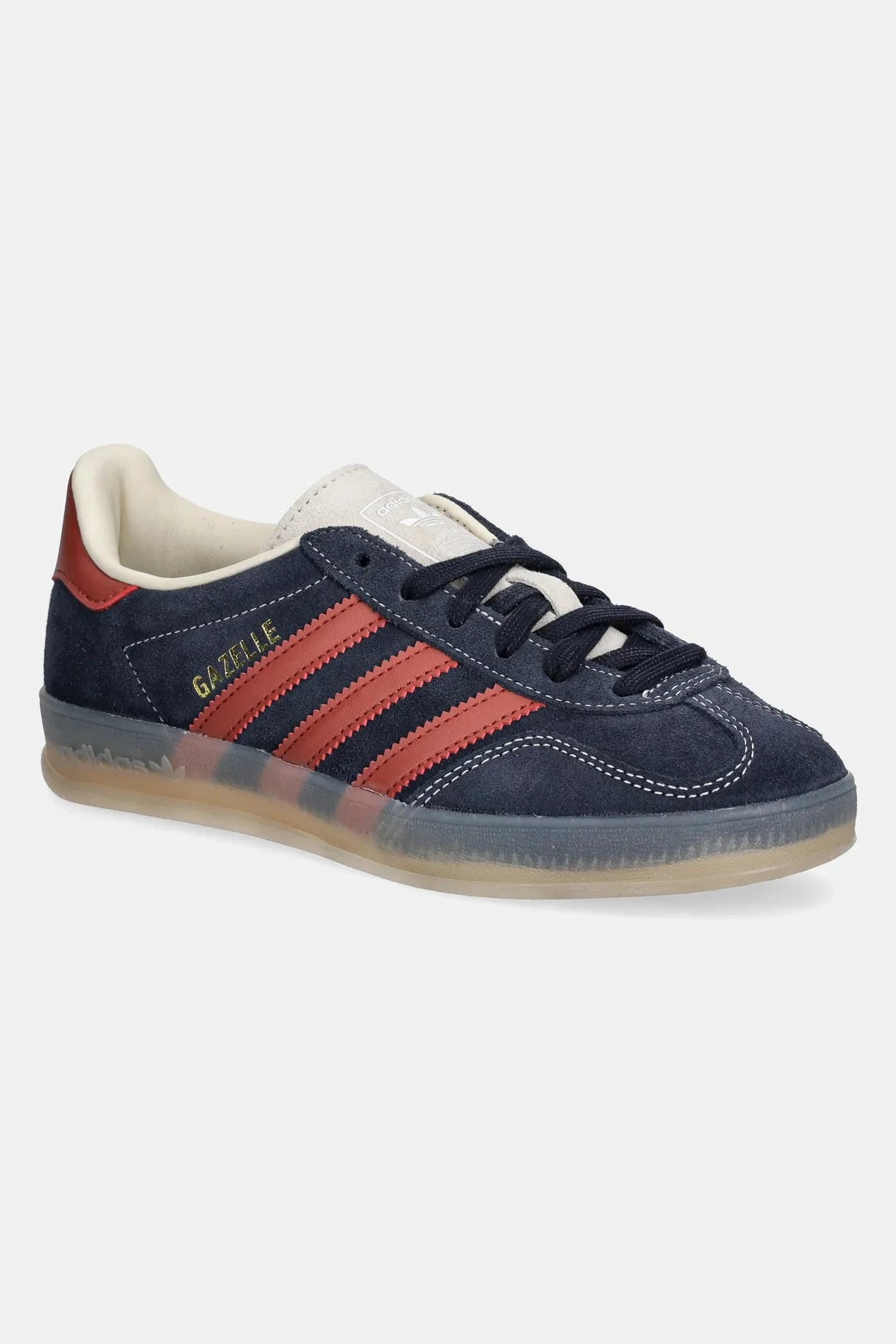 кроссовки Gazelle Indoor замшевые военно-морской для мужчин