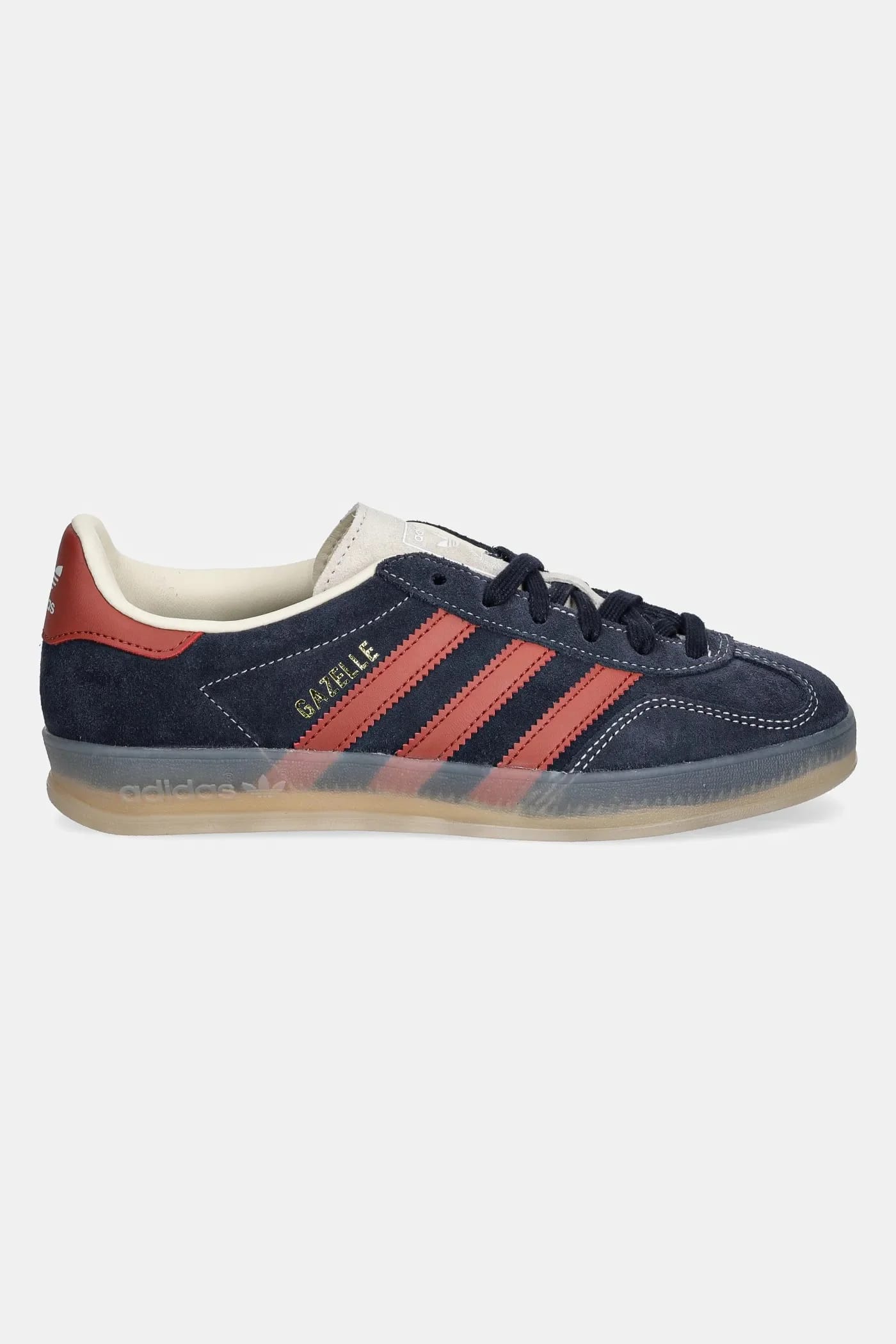 кроссовки Gazelle Indoor замшевые военно-морской для мужчин - фото 2