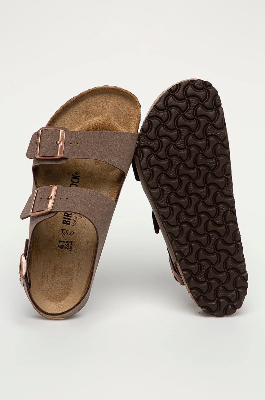миланские сандалии коричневые - фото 4