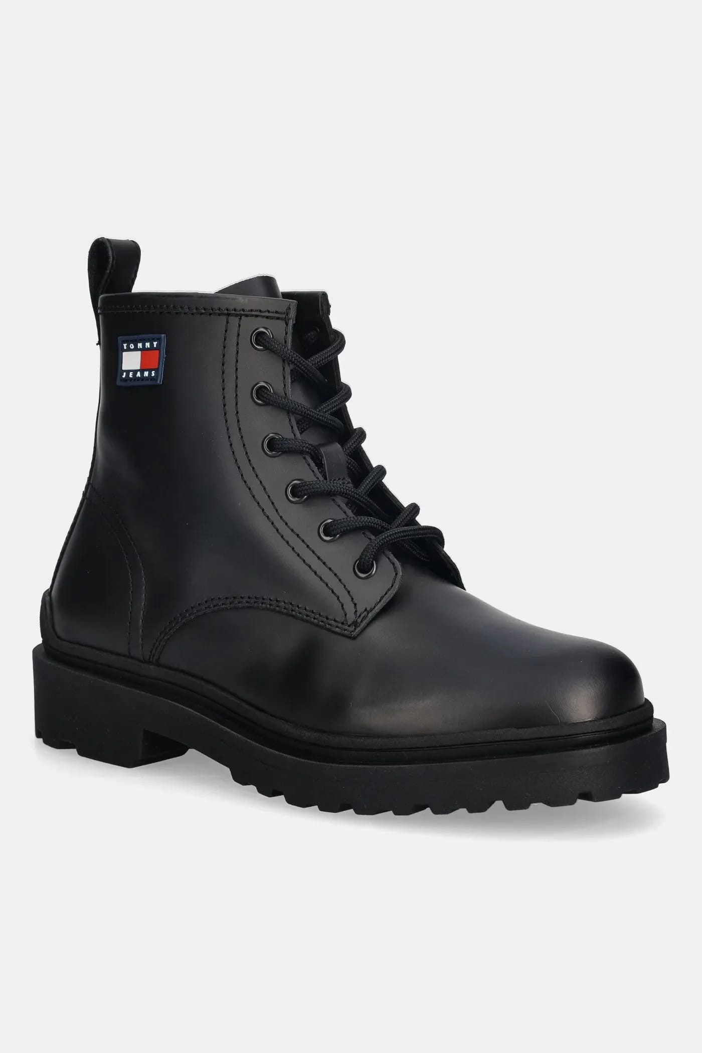 TJM LACE UP РЕЗИНОВЫЕ кожаные туфли
