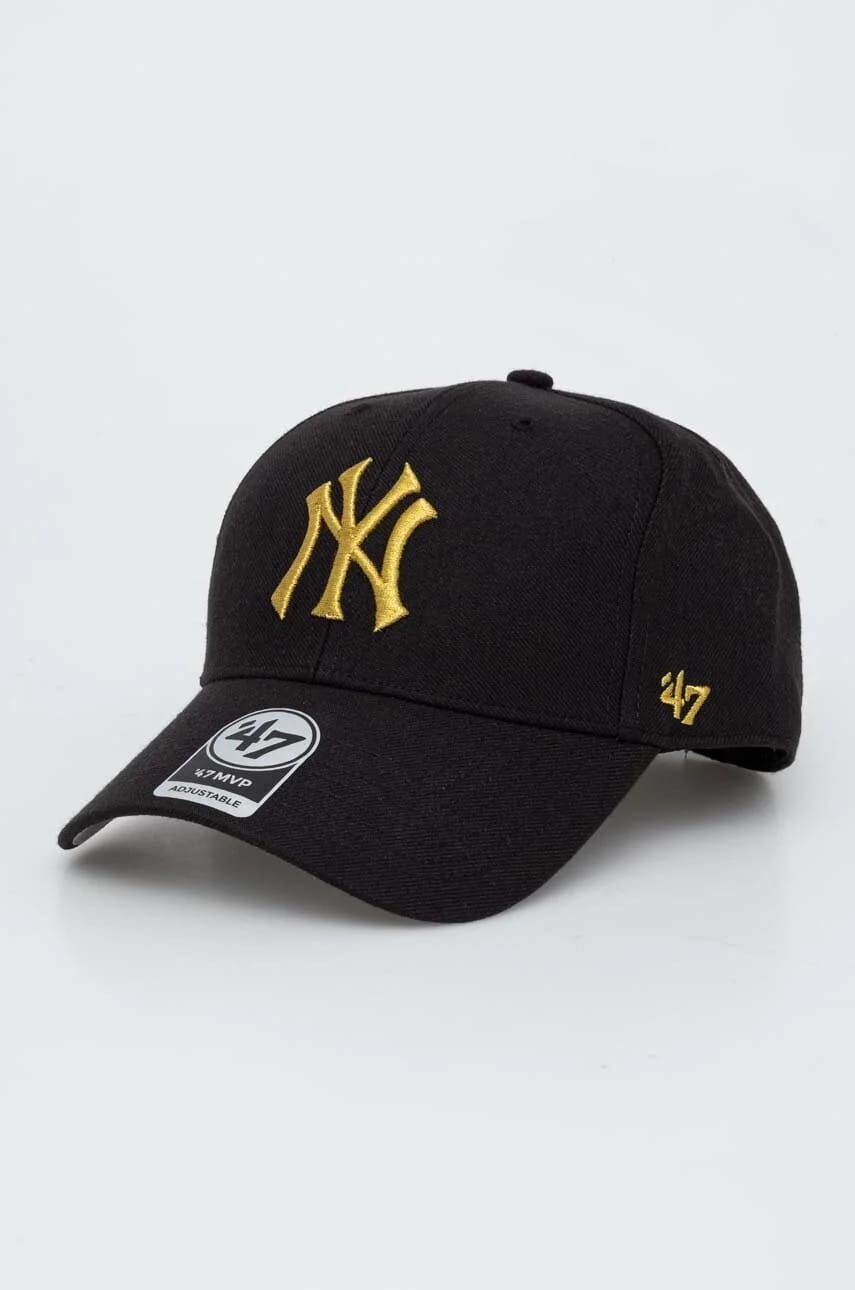 Бейсбольная кепка MLB New York Yankees черная для мужчин