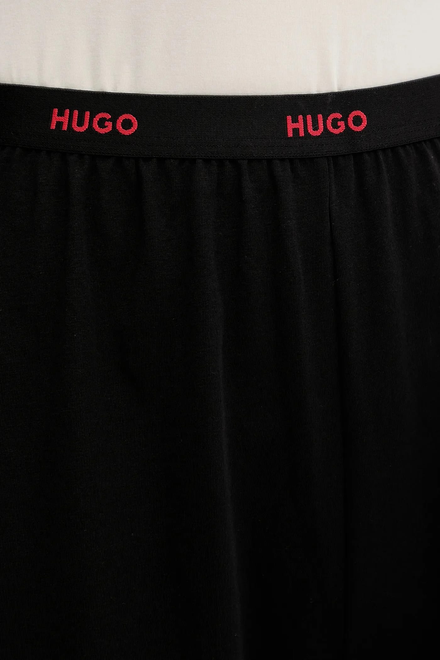 Женские пижамные шорты из хлопка с эластаном HUGO ID SHORTS - фото 3