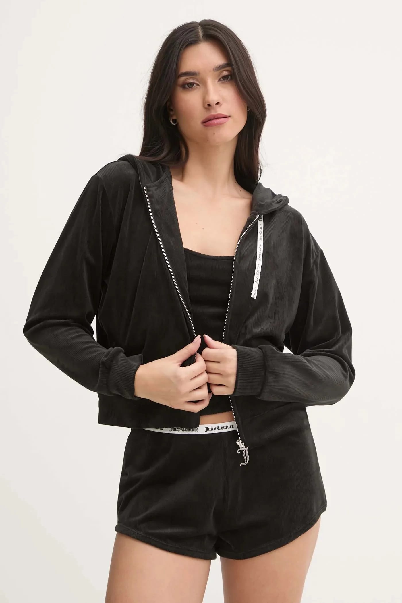 Пижамная толстовка LIV RIB VELOR HOODIE