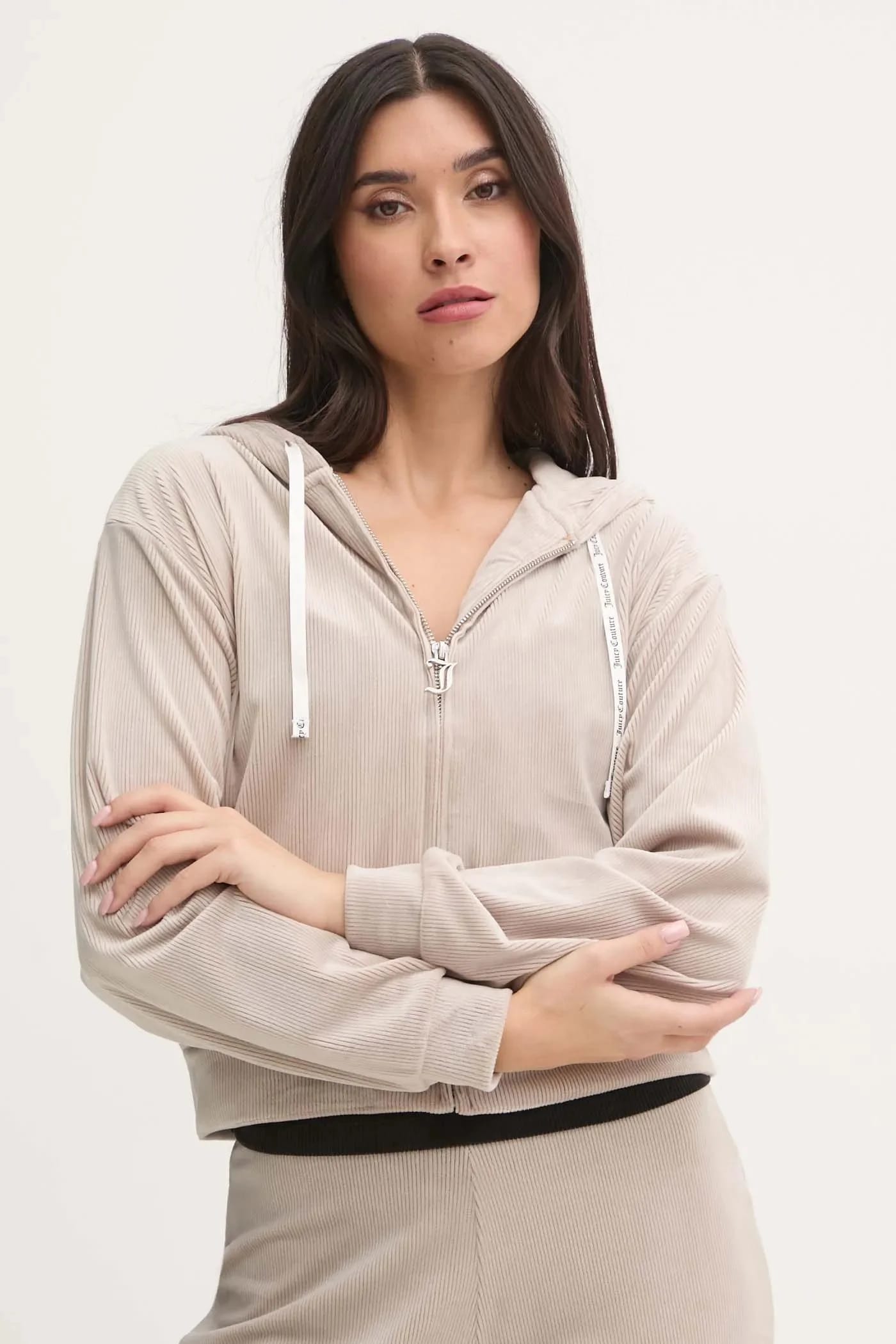 Пижамная толстовка LIV RIB VELOR HOODIE