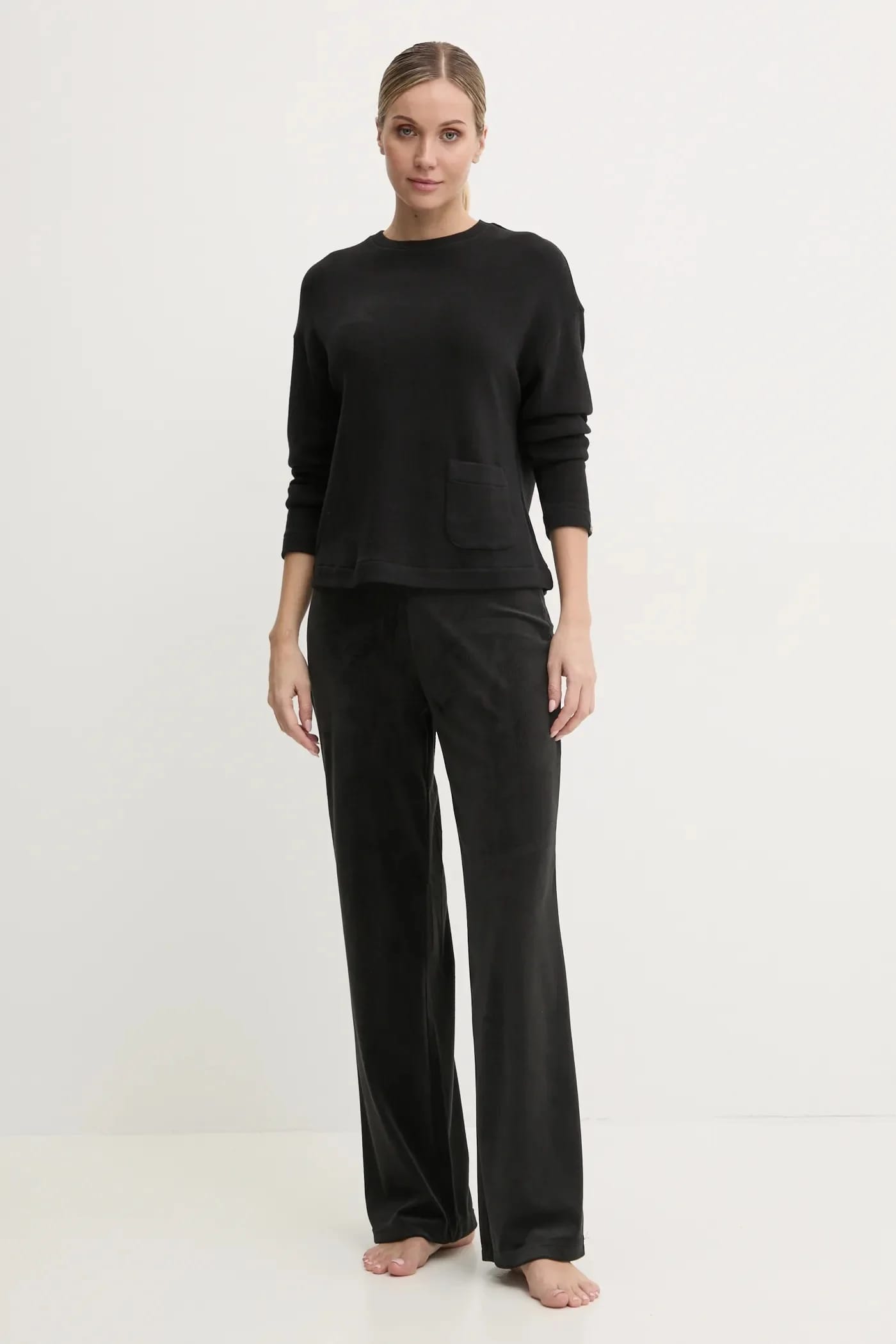 пижама VICKY RIB FLARE PANT - фото 2