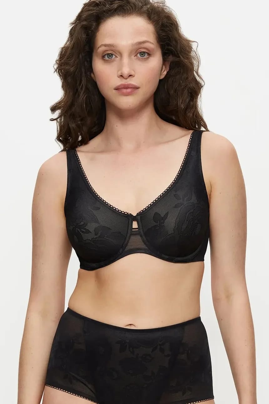 Бюстгальтер Wild Rose Sensation черный для женщин
