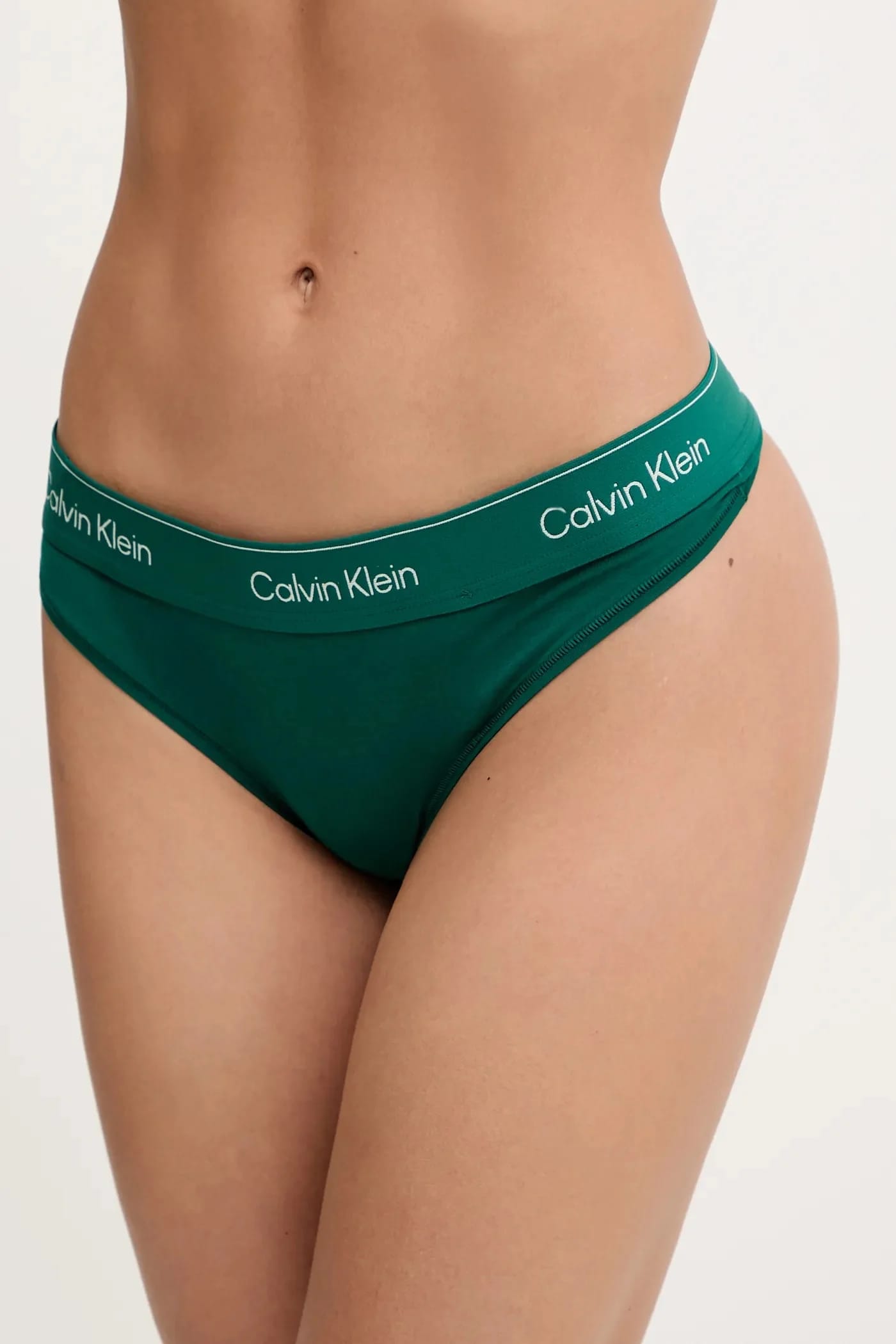 Трусики Calvin Klein Underwear зеленые для женщин