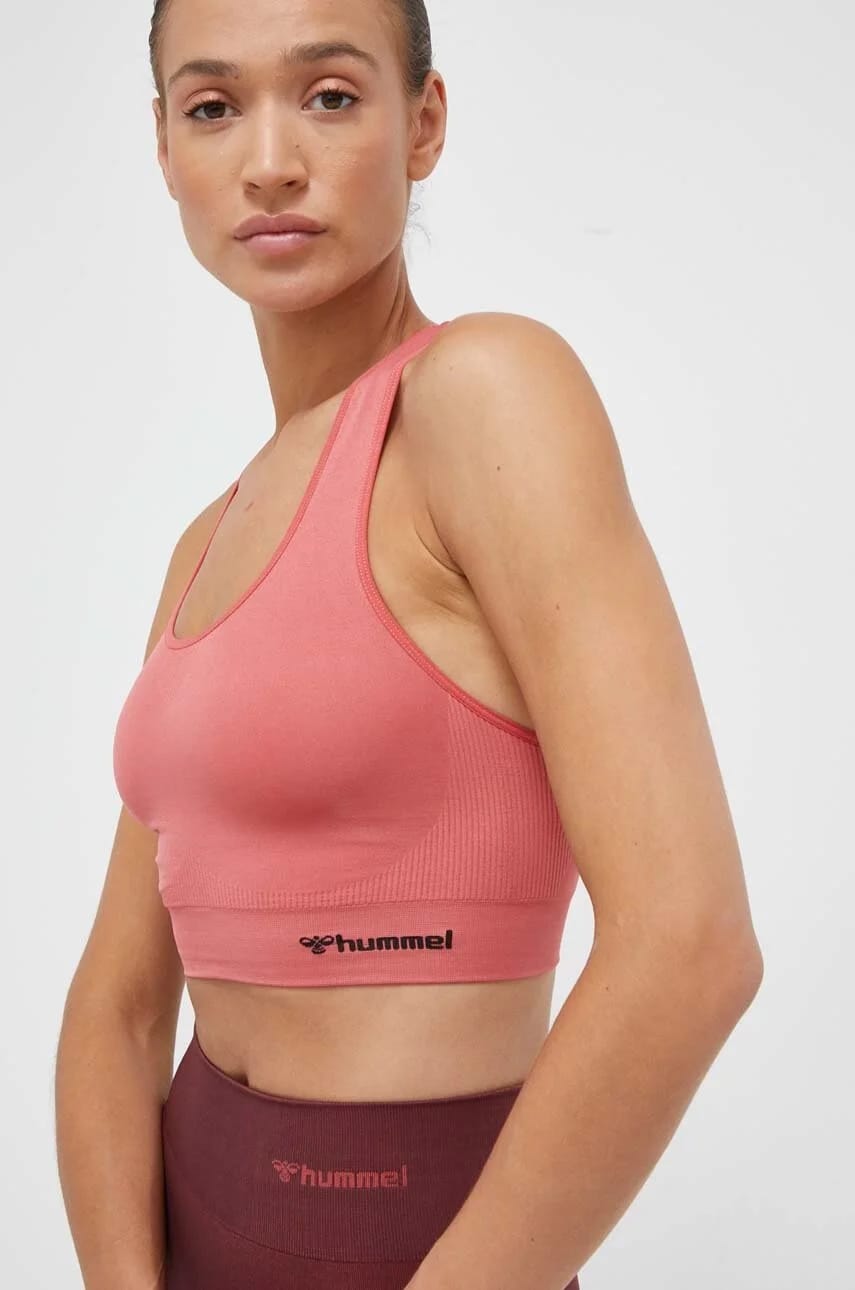hmlTIF SEAMLESS SPORTS TOP спортивный бюстгальтер апельсин для женщин