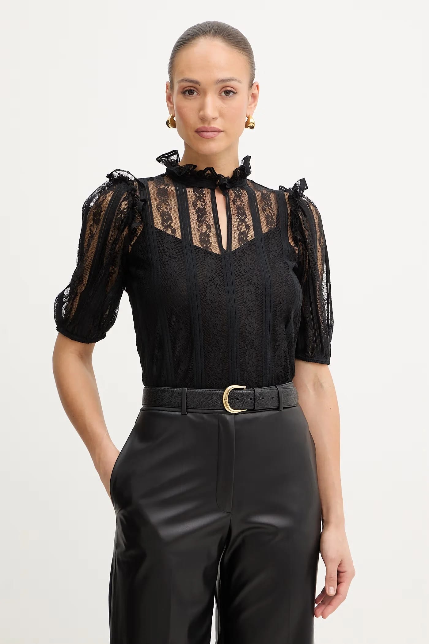 Блуза черная для женщин
