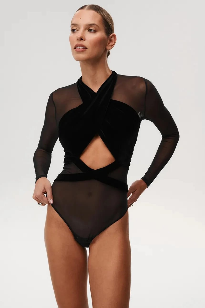 Боди 540 Flawless Bodysuit Black Classic