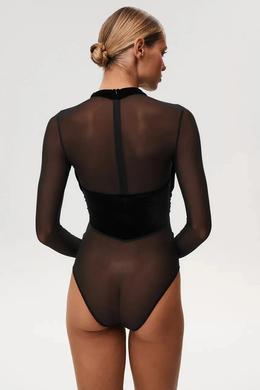 Боди 540 Flawless Bodysuit Black Classic - фото 2