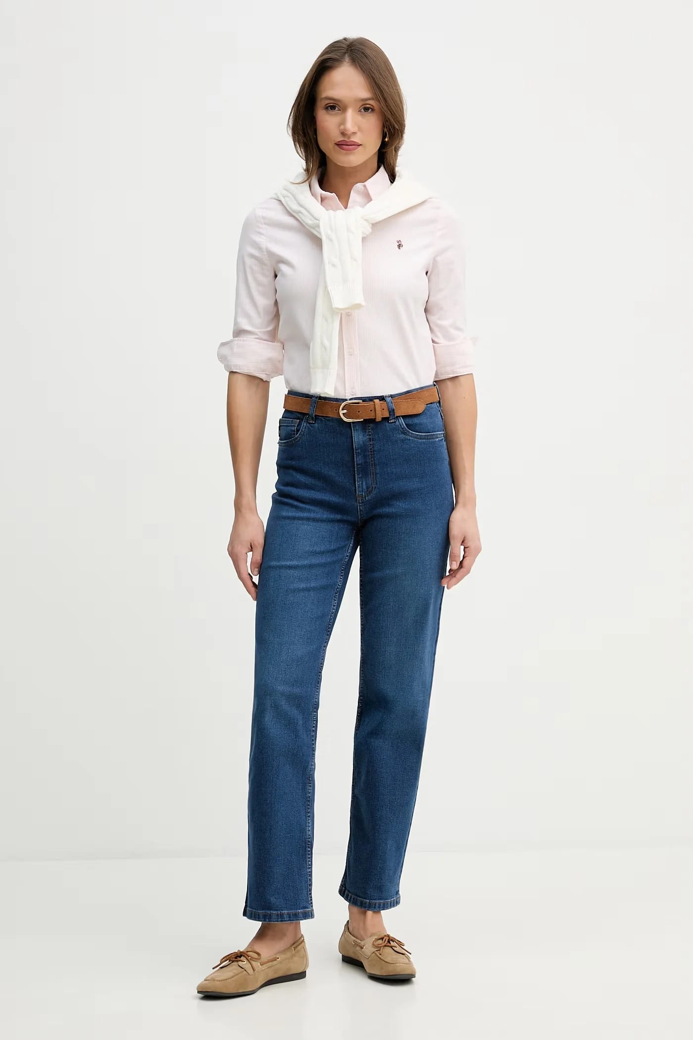 Рубашка STRIPE STRETCH CLASSIC FIT OXFORD - фото 2