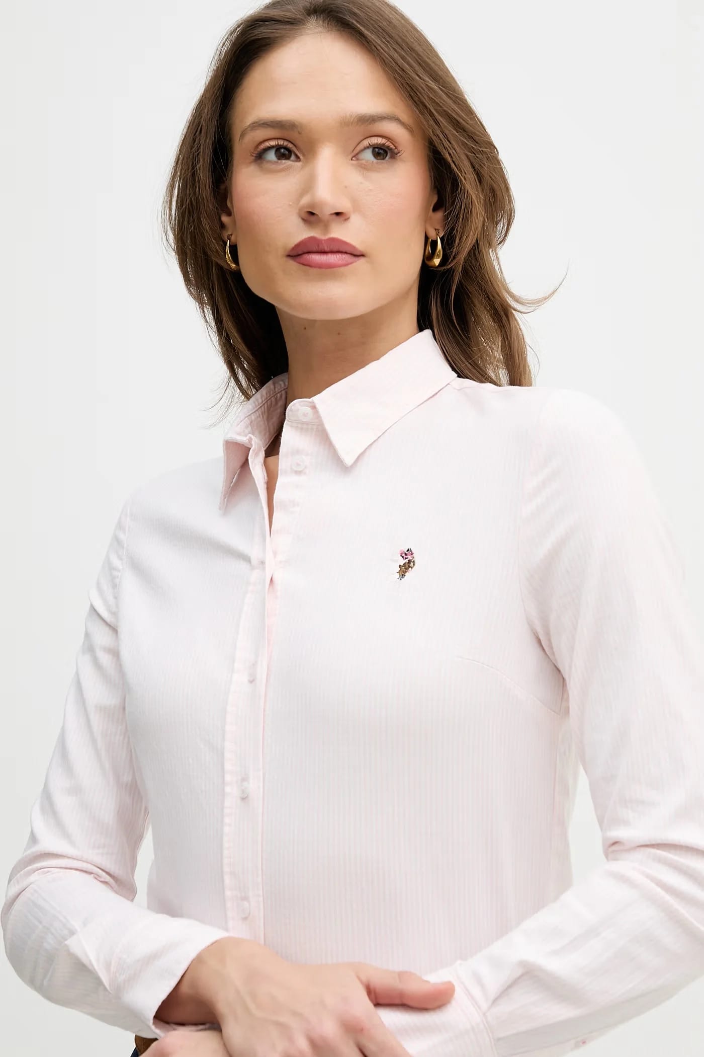Рубашка STRIPE STRETCH CLASSIC FIT OXFORD - фото 4