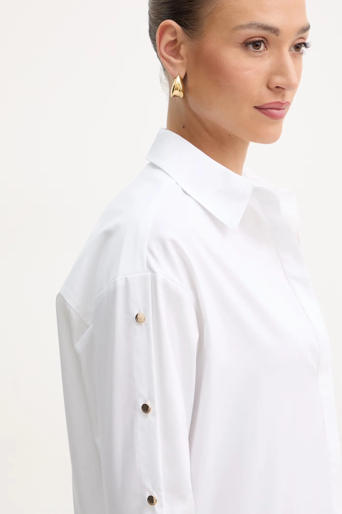 Рубашка белая для женщин - фото 4