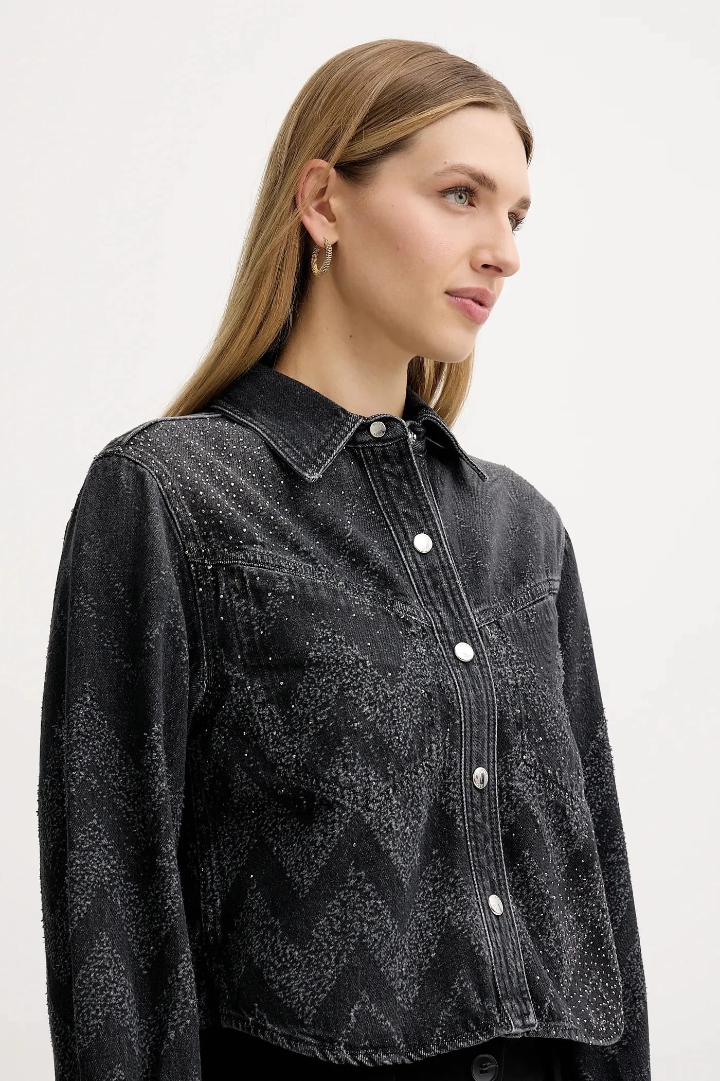 C_SHIRT LS 1.0 джинсовая рубашка - фото 4
