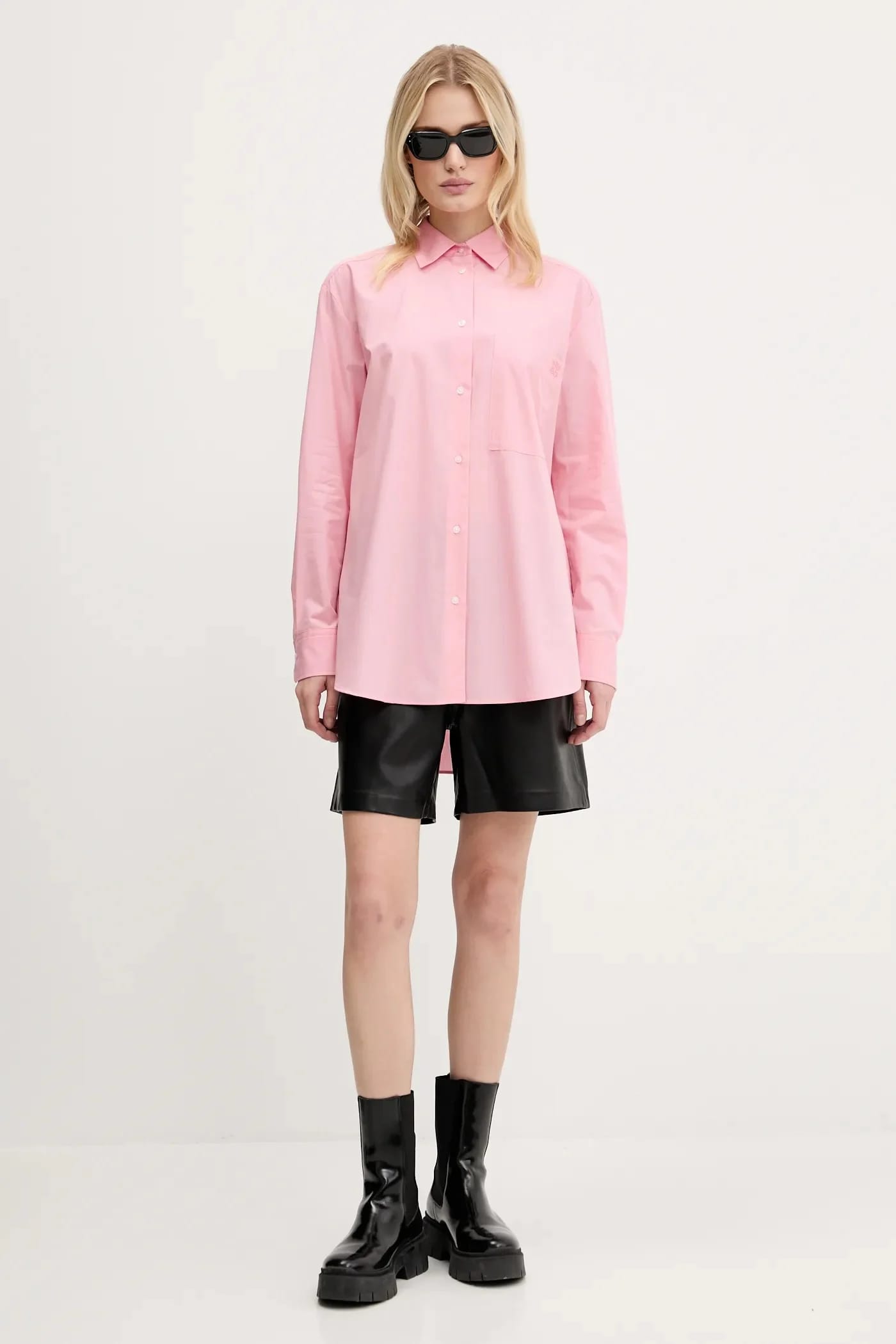 Хлопковая рубашка The Oversize Shirt - фото 2
