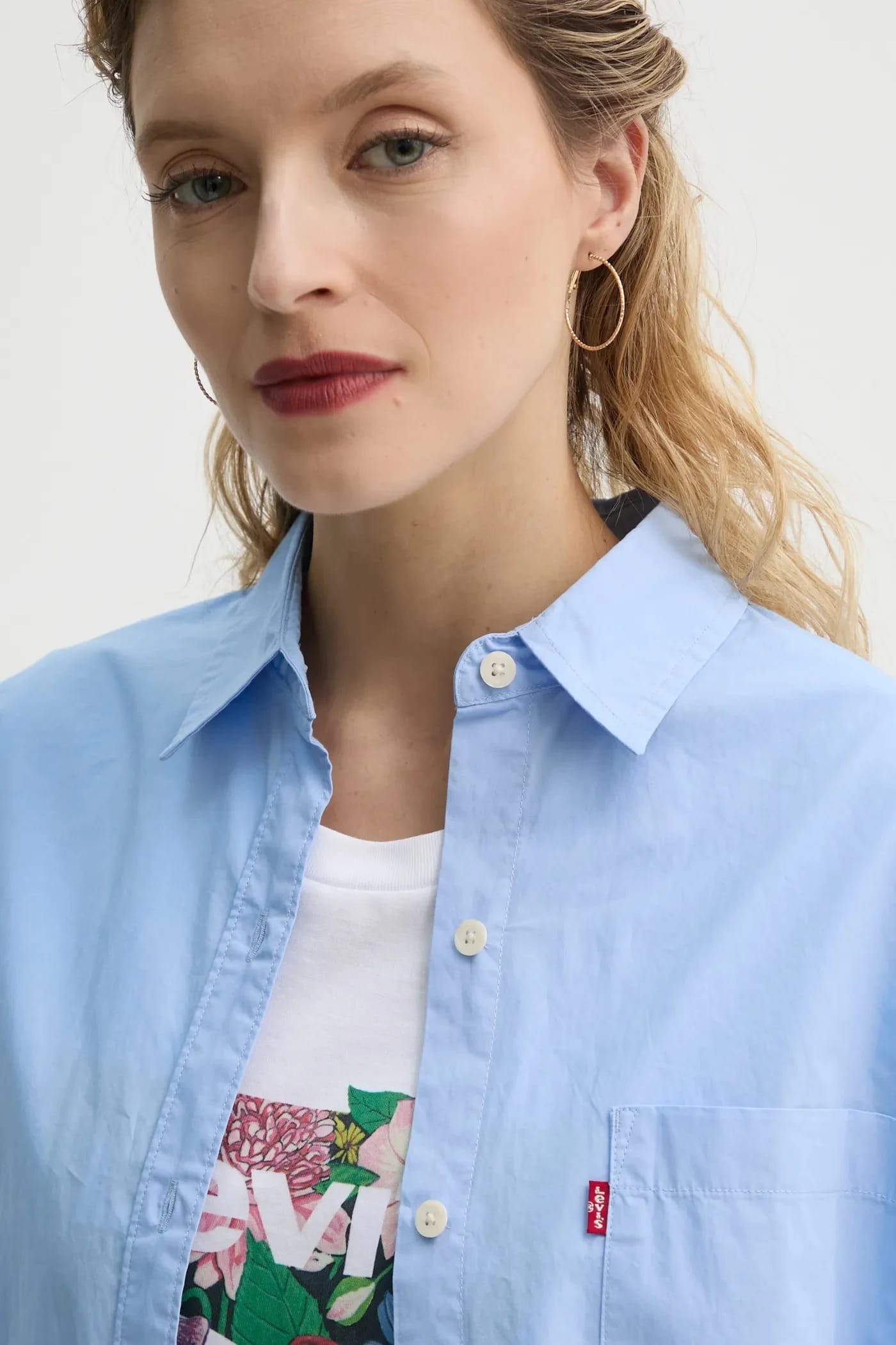 Хлопковая рубашка HARLIE NEW BF SHIRT - фото 4