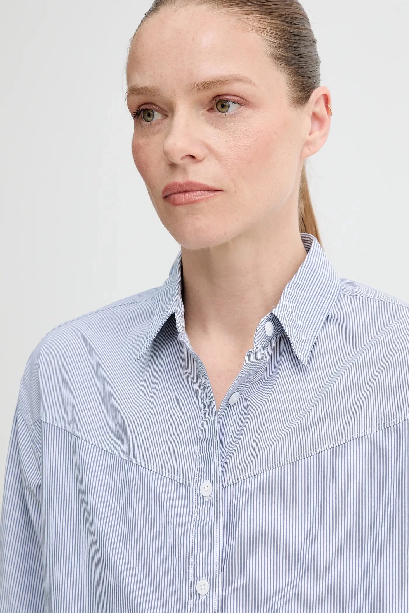 HARLIE NOVELTY BF SHIRT хлопковая рубашка - фото 4