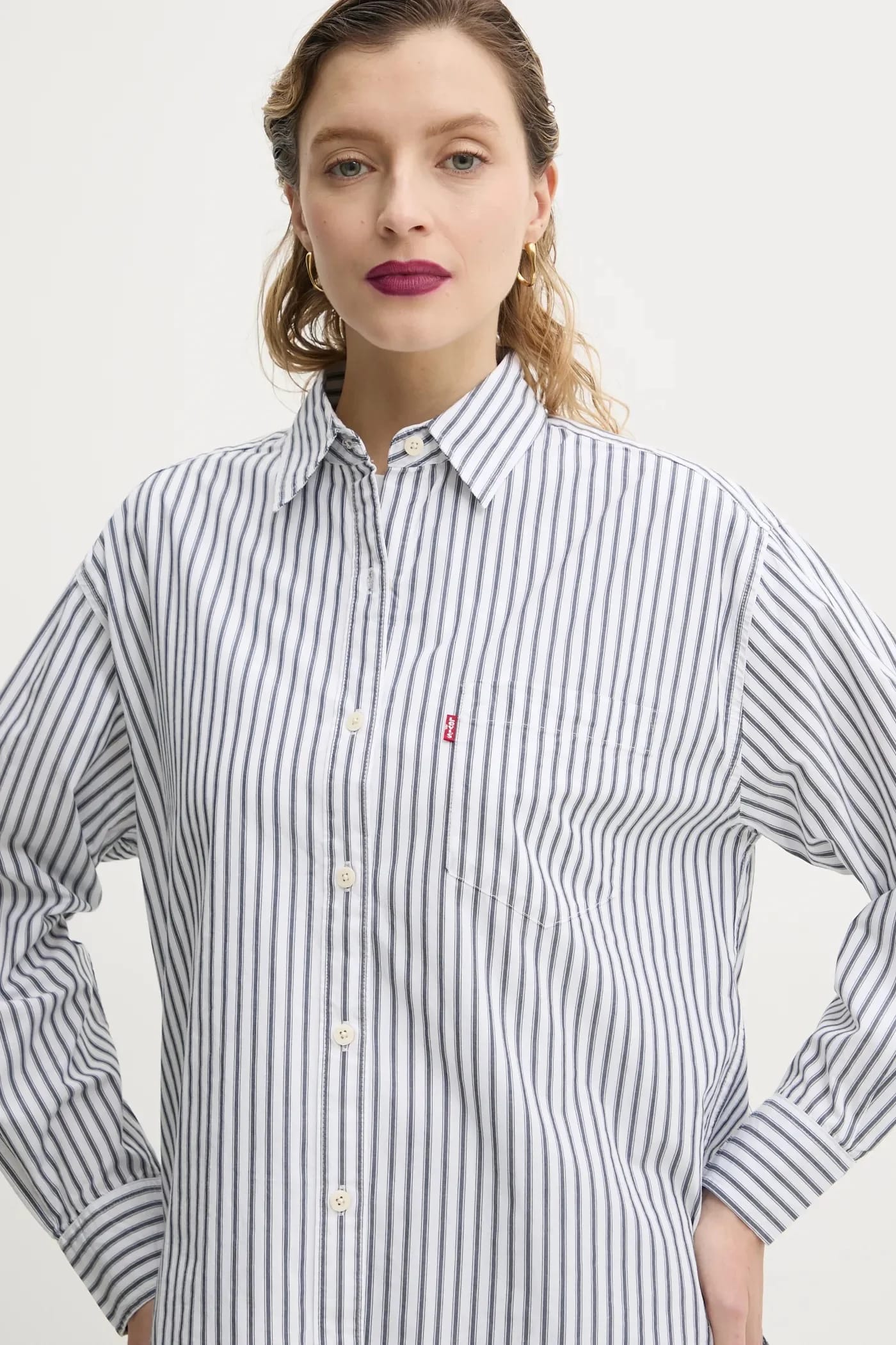 Хлопковая рубашка HARLIE NEW BF SHIRT - фото 4