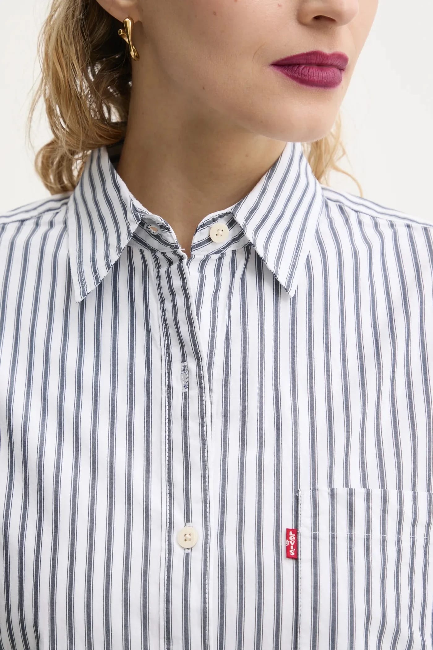 Хлопковая рубашка HARLIE NEW BF SHIRT - фото 5