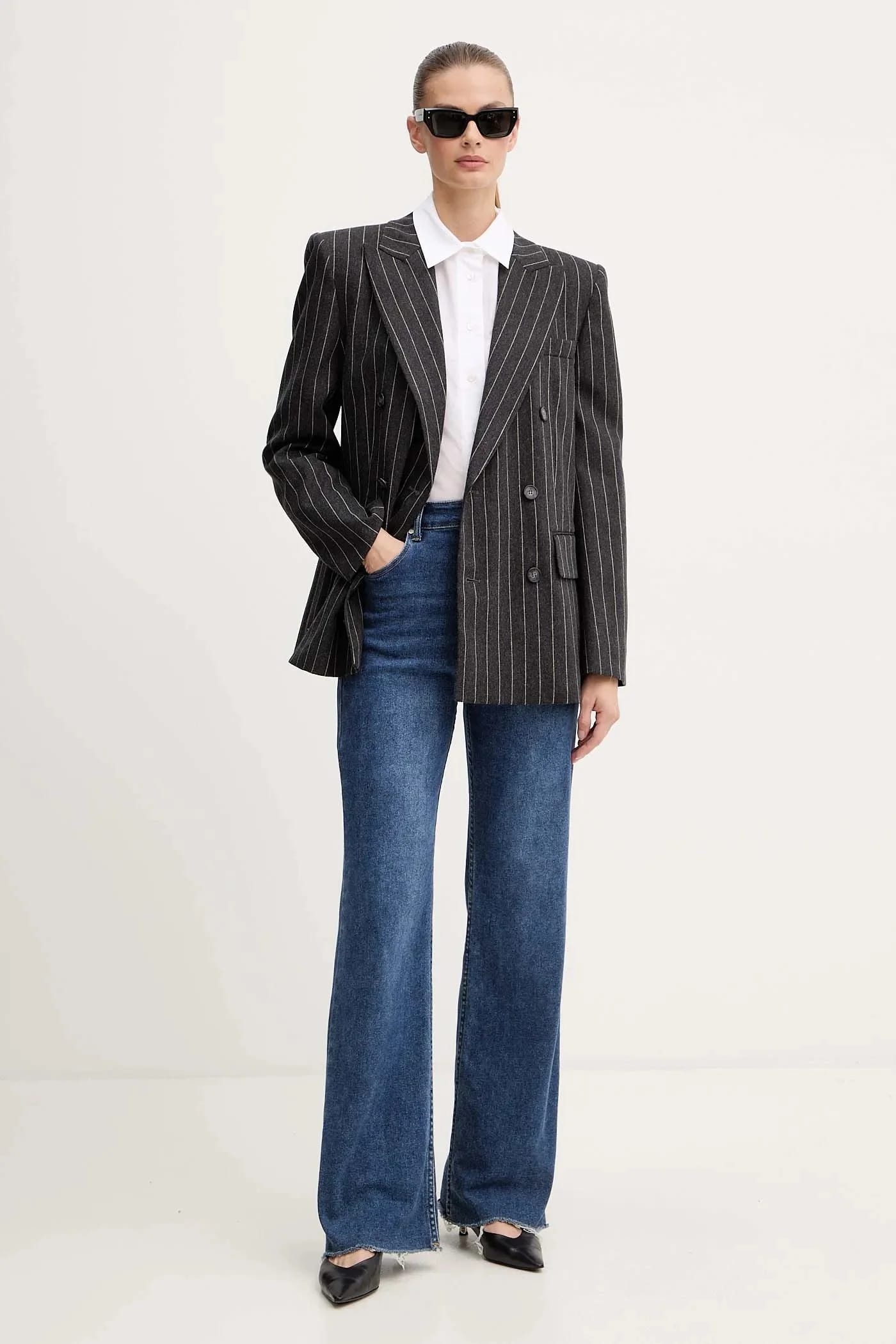 Рубашка белая для женщин - фото 2