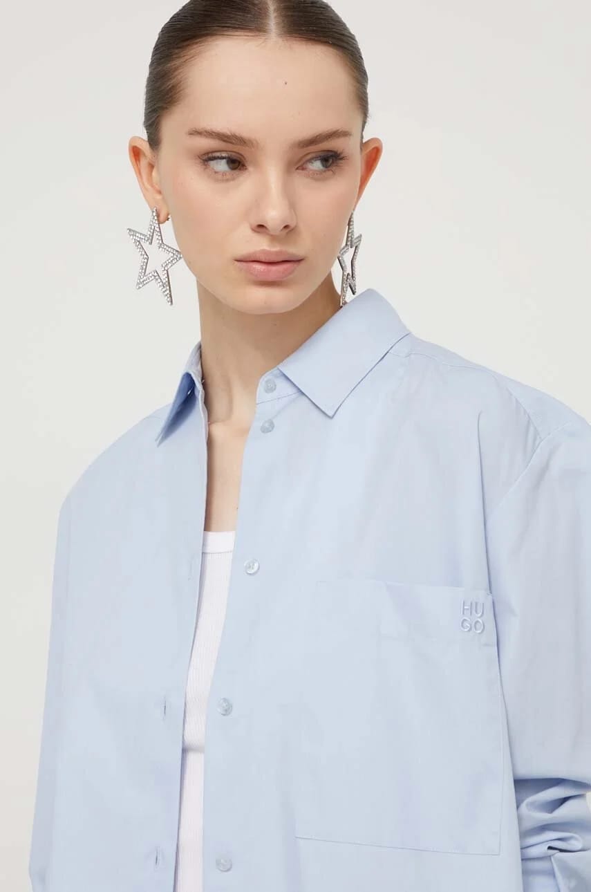 Хлопковая рубашка The Oversize Shirt - фото 4
