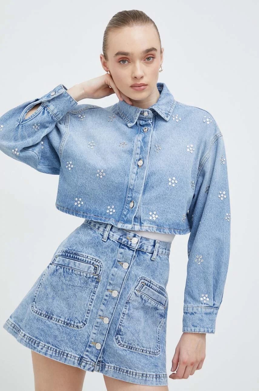 джинсовая рубашка MSGM